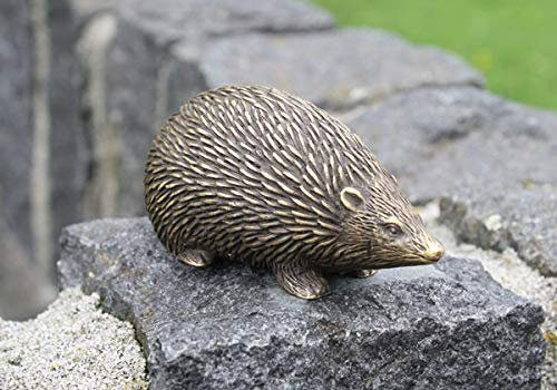 Unbekannt Bronzefigur Kleiner Igel Stacheligel Wildtier Skulptur Gartendekoration - 9x4,5x4,5
