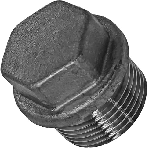 MegaHaustechnik Verschlussschraube, 1/8 AG, Gewindefitting Edelstahl V4A | Trinkwasser geeignet, Außengewinde-Außendurchmesser 10mm DN6 Rohr, Sechskant, rostfrei INOX