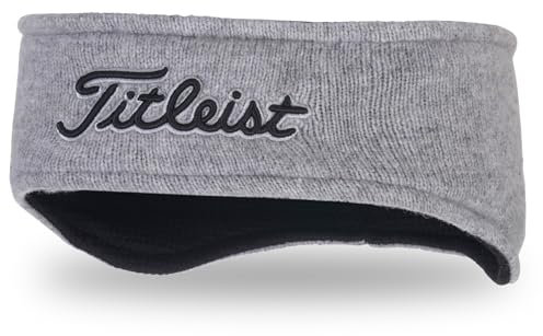 Titleist Merino Wool Earband, Grey, Black