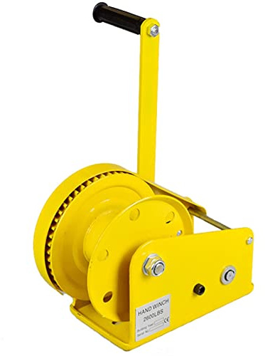 BEKORE Electric Chain Hoist Manual Hoist Two-way Self-locking Hand Winch 2600 Lb Self-locking Winch Manual Lifting Small Crane Electric Hoist Scaffold