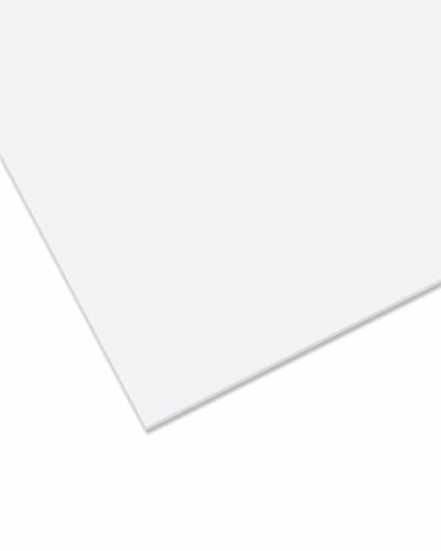 nattmann GS farbig, 3mm - vielseitig einsetzbare, bruchfeste Acrylglasplatte für Lichtobjekte und mehr, Markenqualität in 12x25 cm - weiß-opak (WH01)