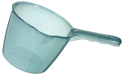 MOLUCKFU Cucharón Para Agua De Cocina Transparente Pequeño Mango Largo, Cuchara De Baño De Plástico Pp Gruesa, Uso Doméstico Regar Plantas