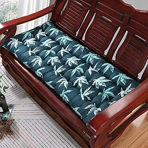 Weiches Schaumstoffkissen für drinnen und draußen, Sitzkissen für 2- und 3-Sitzer-Sofa, dick, waschbar, rechteckige Matratze für Garten, Schaukel, Sonnenliege, bequem und langlebig