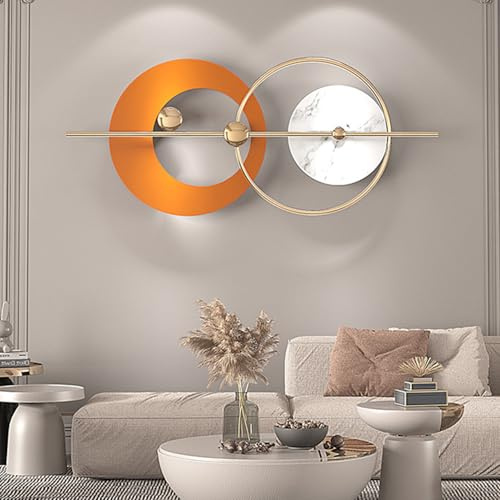 YENTAKE Wanddeko, Wandbild aus Metall, Home Wall Art Dekoration 3D, Moderne Bilder für Zuhause Büro Schlafzimmer, Wohnzimmer und Küche,114x50cm(Stil D)