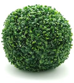 MOHOME Palla Siepe Finta Esterno Artificiale Premium Quality Sfera Di Bosso 21 Ø cm Pianta Sintetica Decorativa Interno Esterno Giardino Foglia Realistica