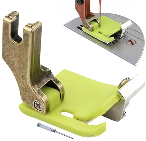 Pie de Prensador para Costura, Prensatelas De Puntadas Ajustable, Accesorios para Máquina de Coser, Herramienta Guía para la Tela en Aplicaciones de Hogar, Overlock y Rizado