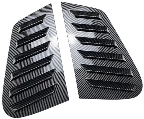 Heckspoiler for VW Golf 4 (MK4, 1997–2006): Dreieckige Heckscheibenblenden, Jalousien, Abdeckungen, Zierleisten, Aufkleber(Carbon Look)