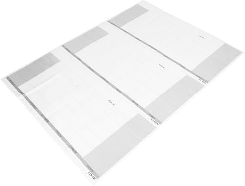 iplusmile Calendario Verticale Cancellabile a Secco 3 Mesi Planner da Parete Riutilizzabile Grande 46X63 Pollici Calendario Trimestrale Vuoto senza Data per Casa e Ufficio