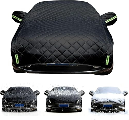 Bâche Voiture Anti-Grêle Extérieur pour Mini Cooper Cabriolet R57 (2005-2023), Bache Voiture Étanche Respirant Demi-Housses Auto Protection Exterieur Coton Anti UV Poussière Neige Hiver fb935q