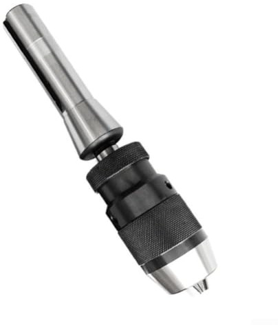 MT2 R8 Self-Tightening Drill Chuck for Morse Taper Lathe For CNC, Keyless B10-B22 Capacity Steel, Tool-Free Jaw Change for Milling Drilling Machine(5-20mm B22 R8 rod)