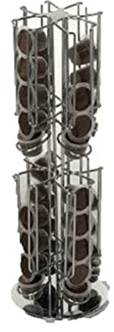 James Premium Kapselhalter Kapsel Spender Capsule Stand Kaffee für Kapseln 40 Kapseln drehbar Nespresso Hat 5 bis 8 Sorten Klinge aus Edelstahl