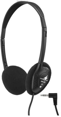 MONACOR MD-302 Stereo-Kopfhörer, Schwarz