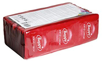 Asha International Sex and Sensuality Beppy Male Condoms, Red