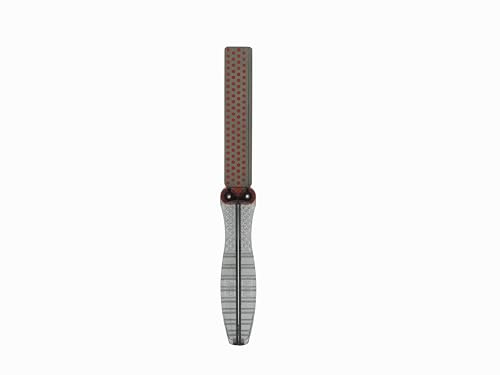 Diamond Machining Technology (DMT) Diafold Hook and Knife Whetstone Sharpener, Fine Grit with Fish Hook Groove (FFHWF)