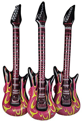 Rhode Island Novelty 106,7 cm Flamme Gitarre Aufblasen Pretend Play Spielzeug Produkte