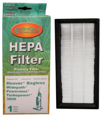 EnviroCare Replacement Premium Vacuum Cleaner HEPA Filter made to fit Hoover Bagless Widepath, Powermax, Turbopower 3000