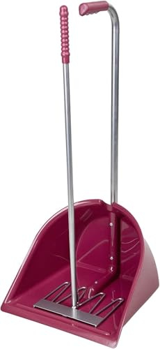 KERBL Mistboy Rose (Höhe 90 cm, Mistkratzer für die Reinigung von Pferdeboxen - Transporter - Paddock, Bollensammler, Stallboy) 328046