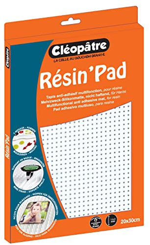 CLEOPATRE- Plan de Travail Silicone anti-adhésif multifonction pour travailler la Résine