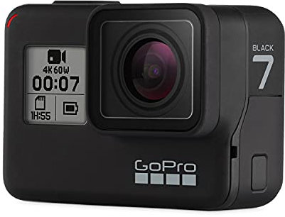 GoPro HERO7 Black — Waterproof Digital Action Camera with Touch Screen 4K HD Video 12MP Photos Live Streaming Stabilisation
