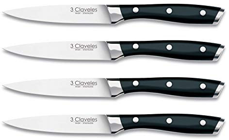 3 Claveles Set di 4 coltelli da bistecca Set