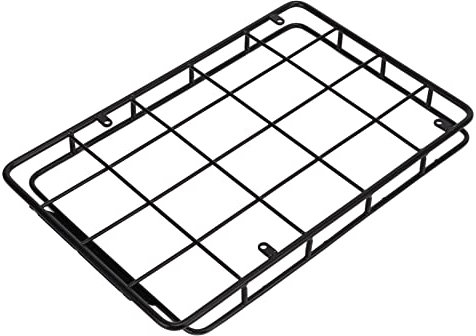 Porte-bagages de Toit RC Universel - Grand Panier en Métal pour Voiture - Pièces de Mise à Niveau de Chenilles