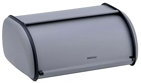 Kinghoff KH-1751 Boîte à pain en acier Gris