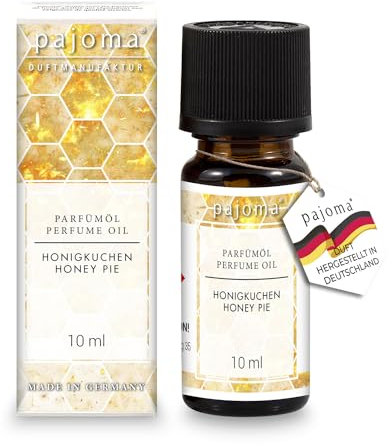 pajoma® Duftöl 10 ml, Honigkuchen - Weihnachtsöl/Weihnachtsduft | feinstes Parfümöl für Aromatherapie, Duftlampe, Diffuser | Premium Qualität