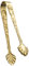 MAGICLULU Pinzas Para Cubitos De Hielo De Acero Inoxidable Pinzas Para Terrones De Azucar Pinza De Hielo De Flores Clip Para Servir Aperitivos Pinzas Para Ensalada Cubiertos Pequeños Antiguo