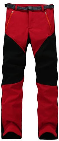 Skibekleidung Herren Wanderhose Herren Wasserdicht Warme Skihose Gefüttert Snowboardhose Unisex Winterhose Winddicht Schneehose Hosenträger Thermohose Herren Wasserdicht Wanderhose
