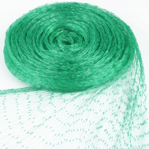 Vogelschutznetz, 2 x 10 M Vogelnetz Engmaschig, Teichnetz, Gartennetz, Vogelnetz, Laubnetz, Volierennetz, Obstbaumnetz, Pflanzenschutznetz, Reihernetz, Taubennetz, Pflanzennetz