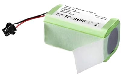 Robot Aspirador con Batería De Iones De Litio, 14,4 V, 2800mAh, Compatible con Conga, 990 1090 Tesvor X500 N79 N79S DN622 RoboVac 11 11S RoboVac 30(14.4V-2800mAh 1pcs)