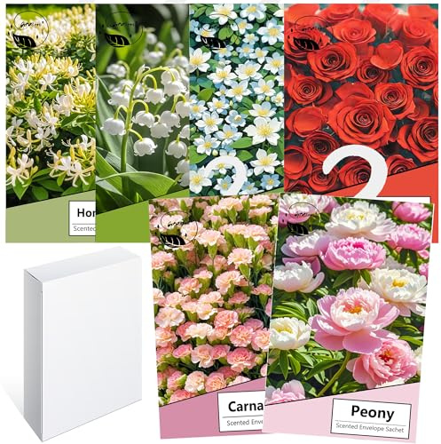 Lot de 6 sachets parfumés pour Armoire, penderie, Parfum d'armoire, sachets parfumés Frais, Sac parfumé, Sac à Suspendre, décoration d'armoire, Sachet d'odeur Naturelle (Multicolore)