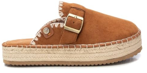 REFRESH - Zueco Mujer Camel - Calzado Cómodo y Versátil - Moda Casual - Modelo 17254302 (Talla 40)