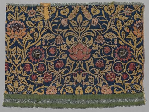 ARTXLXXBN Berühmte Gemälde Mode Leinwand-Malerei Bilder Wandgemälde Veilchen und Akelei von William Morris Poster Wandbilder für Office Home Decor 60x90cm