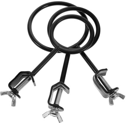 Abaodam 3pcs Lab Stand Ring Clamp for Beaker Flask Support in Chemistry Physics Labs Retort Stand Tool Accessory Science Racks