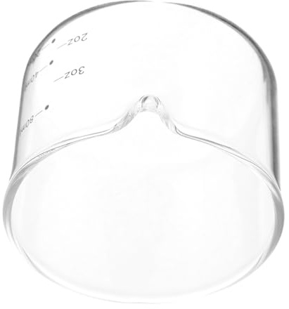 Toyvian Verre Doseur Espresso Verre sans Poignée Pichet Multifonction pour Mesurer et Café Design Élégant et Compact pour Cuisine et Bar