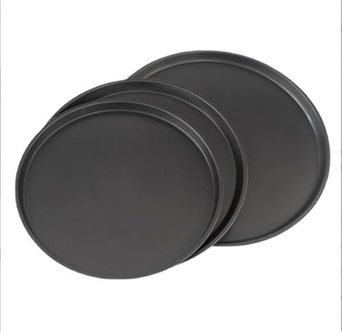 Rund pizzapanna – 1 set non-stick-belagd bakplatta, lätt att rengöra
