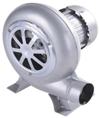 JOUFNING 220V Soffiatore Elettrico per Fabbro - Soffiatore per Forgia A Carbone A Basso Rumore, Soffiatore Elettrico A velocità Variabile,Ventole A Filo di Rame(40W)