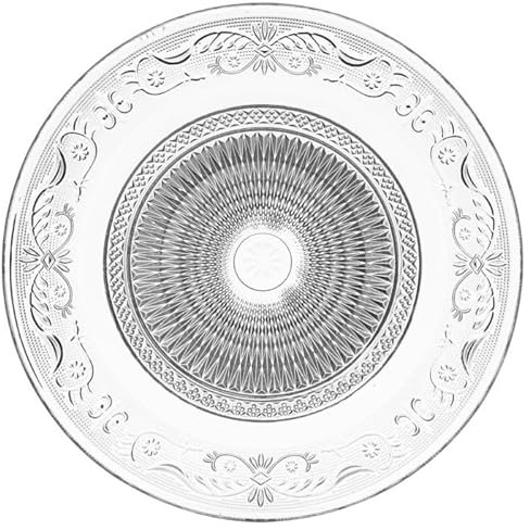 Secret de Gourmet - Lot de 6 Assiettes Plates Renaissance 29cm Transparent