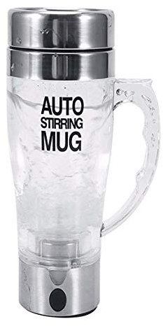 Mengshen Tasse en auto-agitée Multipurpose Automatique mélangeur du café, Anti-fuites Tasse de voyage Transparent, A034