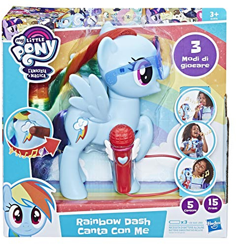 Hasbro E1975103 Rainbow Dash Singt mit Mir