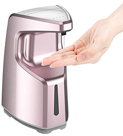 soap dispenser Automatic, can be filled with disinfectant, hand sanitizer, contact-free intelligent sensor, four-level adjustable, touch button, 450ml