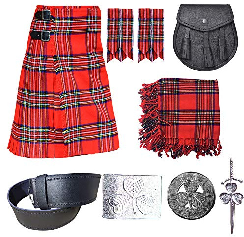All Kilts Sports Kilt - Abito da sposa da uomo - 8 articoli in offerta, Royal Stewart, 48