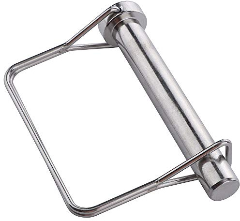 Large Square Safety Coupler Pin 1/2 x 3-1/2(12.6mm x 90mm), Full Marine Grade 316 Stainless Steel Heavy Duty Shaft Locking Pin