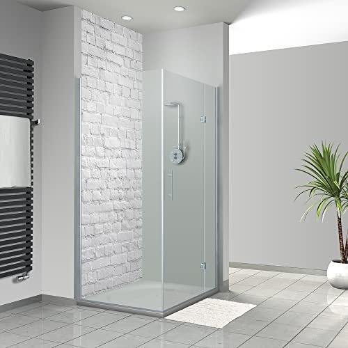 WANDFREUDE individuelle Duschrückwand Aluverbundplatte auf Maß (1 Stück - Weiße Orchideen - Seidenmatt) – Dusche Wandverkleidung Duschwandverkleidung Duschrückwände