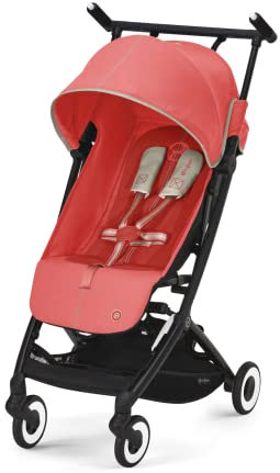 CYBEX Gold Passeggino Libelle con Cintura One-Pull, Per Bambini da 6 Mesi a 4 Anni Circa (Max. 22 kg), Ultraleggero (Solo 6 kg), Hibiscus Red (Rosso)
