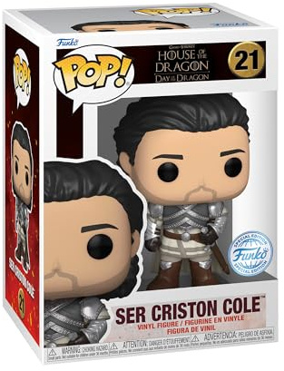 Funko POP! TV: House of the Dragon - Ser Criston Cole - Amazon Exclusive | Offizielles Fantasy Merch - Vinyl Sammelfigur als Regal Deko - Geschenkidee zum Geburtstag für Fans und Sammler