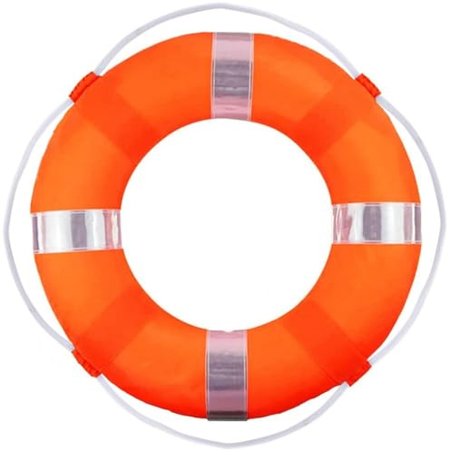 20 Inch Swimming Foam Ring, Pool SafetyThrowing Ring with Perimeter Rope, Wall Decoration