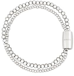 Breil, Collezione Magnetica System, Bracciale Donna Small Petite Bulle Dorè in Acciaio Lucido Effetto Specchio, Pratica Chiusura con Magnete, Misura 19,5 Cm, Idea Regalo Donna