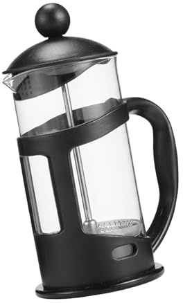 KESOTO Émbolo de café Cafetera y Tetera Francesa Tetera Cafetera de Vidrio para Viajes de Cocina, 350ML